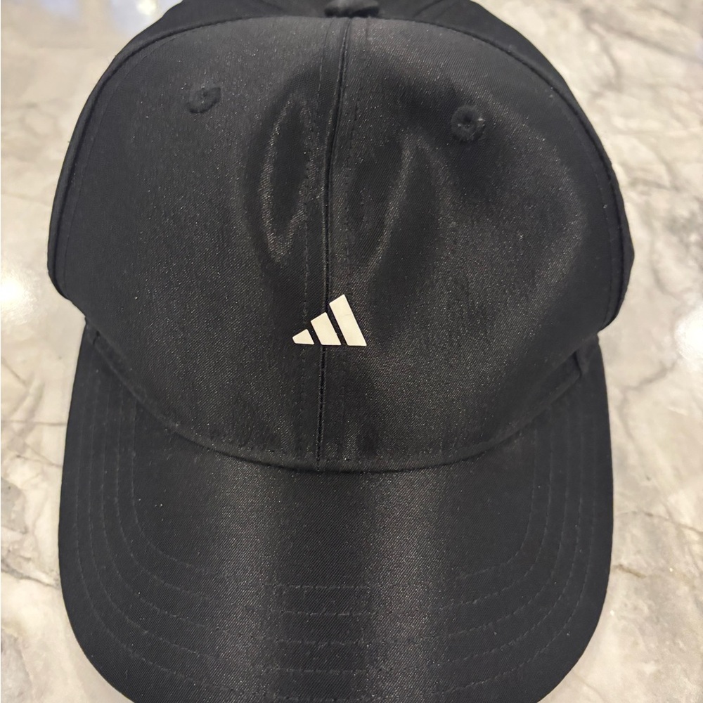 Adidas Black Cap with White Logo